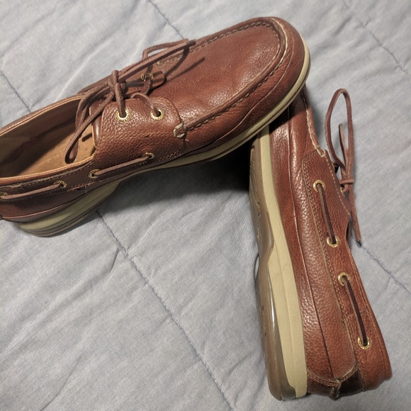 Brown Gold Cup Sperry Boat Shoe Size 10 - Picture 3 of 5
